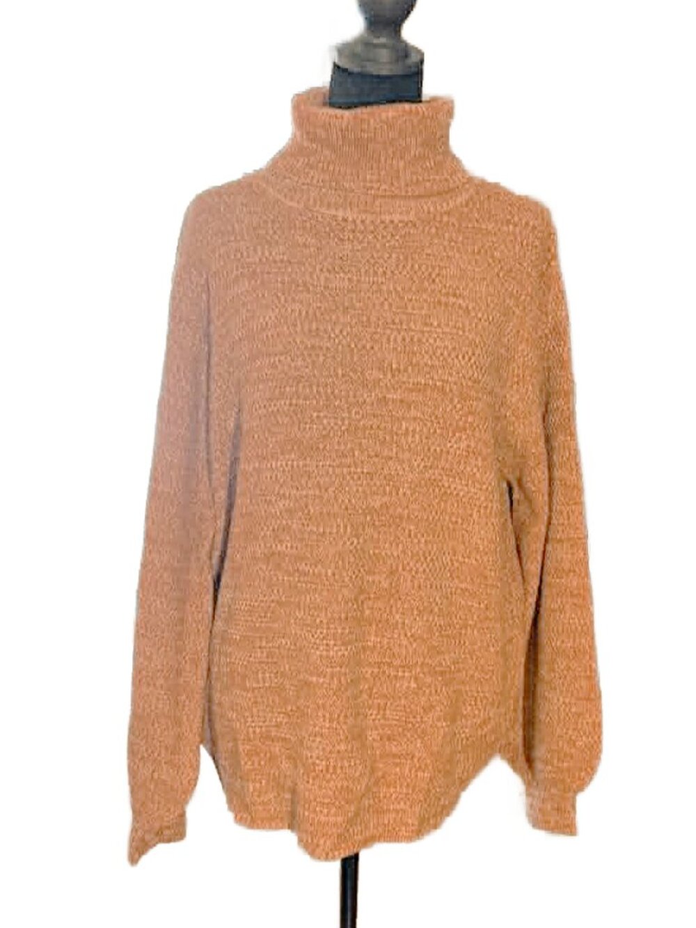 Zenana Heathered Turtleneck Sweater
